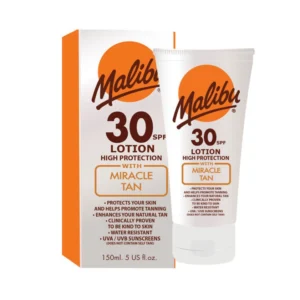 Lotion Malibu Avec Bronzage Miracle SPF30