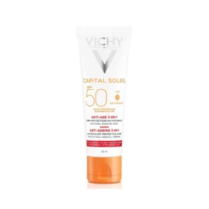 Crème Antioxydante Anti-Âge 3-en-1 SPF50 Vichy Capital Soleil
