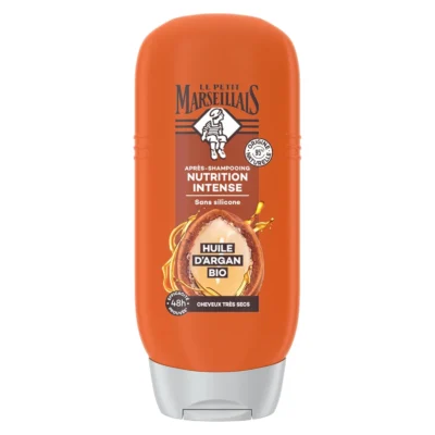 Après-shampooing nourrissant à l'huile d'argan pour cheveux secs