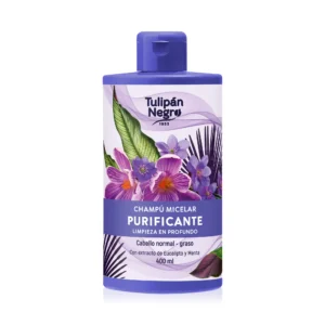 Shampooing micellaire clarifiant aux extraits de menthe poivrée et d'eucalyptus