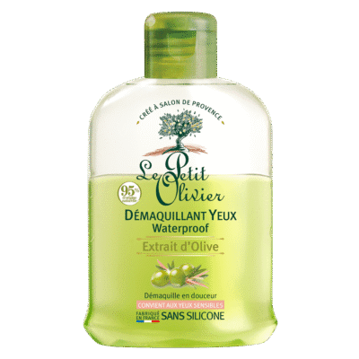 Démaquillant pour les yeux résistant à l'eau avec de l'huile d'olive naturelle