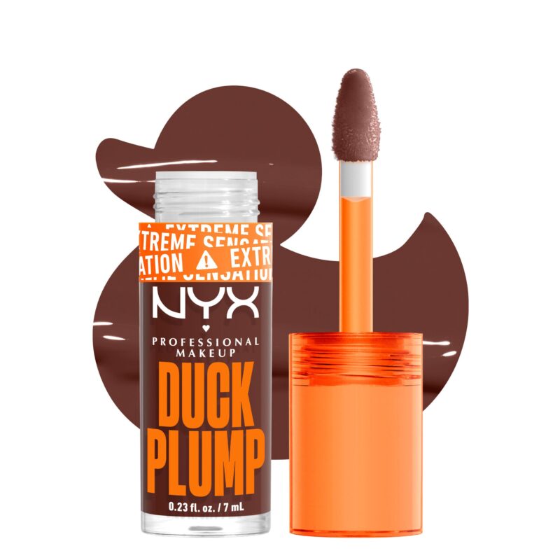 NYX-PMU-Makeup-Lip-LIP-GLOSS-DUCK-PLUMP-LIP-LACQUER-DPLL15-TWICE-THE-SPICE-0800897250447-PackshotWithTexture-scaled