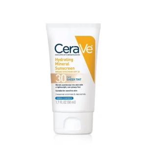 Écran Solaire Minéral Hydratant CeraVe SPF 30 Teinte Légère