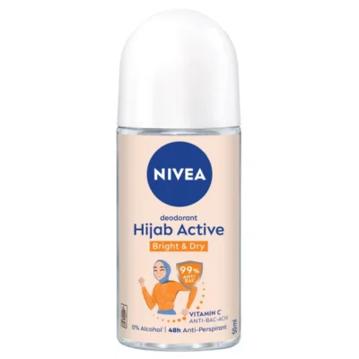 Déodorant à Bille Éclaircissant Antibactérien NIVEA – 0% Alcool, Protection 48H