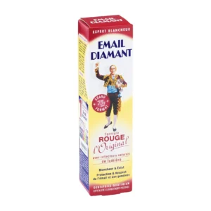 Email Diamant Dentifrice Formule Rouge – Blancheur Iconique, Réflecteurs de Lumière & Protection de l’Émail
