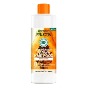 Garnier Fructis Papaya Hair Food Après‑Shampooing Réparateur Cheveux Abîmés