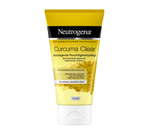 Neutrogena Curcuma Clear Crème Hydratante – Sans Huile, Extrait de Curcuma