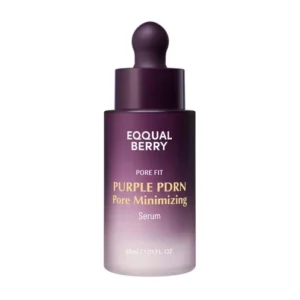 EQQUAL BERRY Purple PDRN Pore Minimizing Serum – Réduction Visible des Pores, Contrôle du Sébum & Fermeté de la Peau