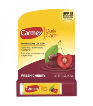 Carmex Baume à Lèvres Hydratant Quotidien SPF15 – Saveur Cerise