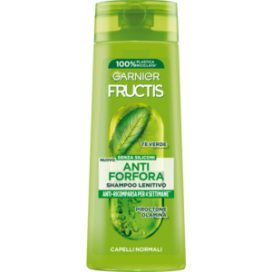 Garnier Fructis – Shampooing Anti-Pelliculaire Apaisant au Thé Vert