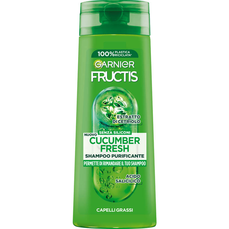 Garnier Fructis – Shampooing Purifiant au Concombre