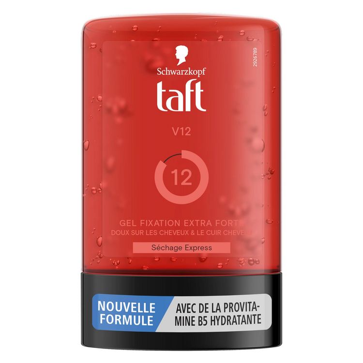Schwarzkopf Taft V12 Gel – Fixation Extra Forte Séchage Express
