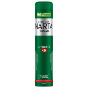 NARTA – Déodorant Homme Fraîcheur Classique 48H