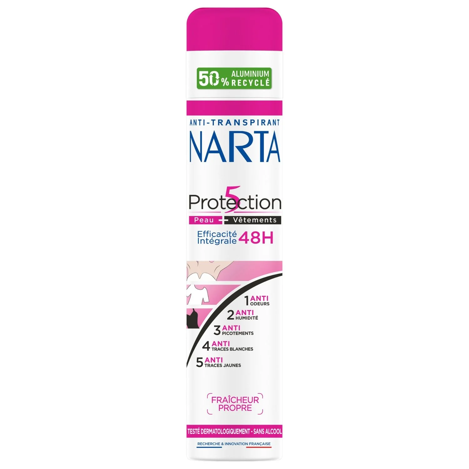 NARTA – Déodorant Protection Peau + Vêtements 48H