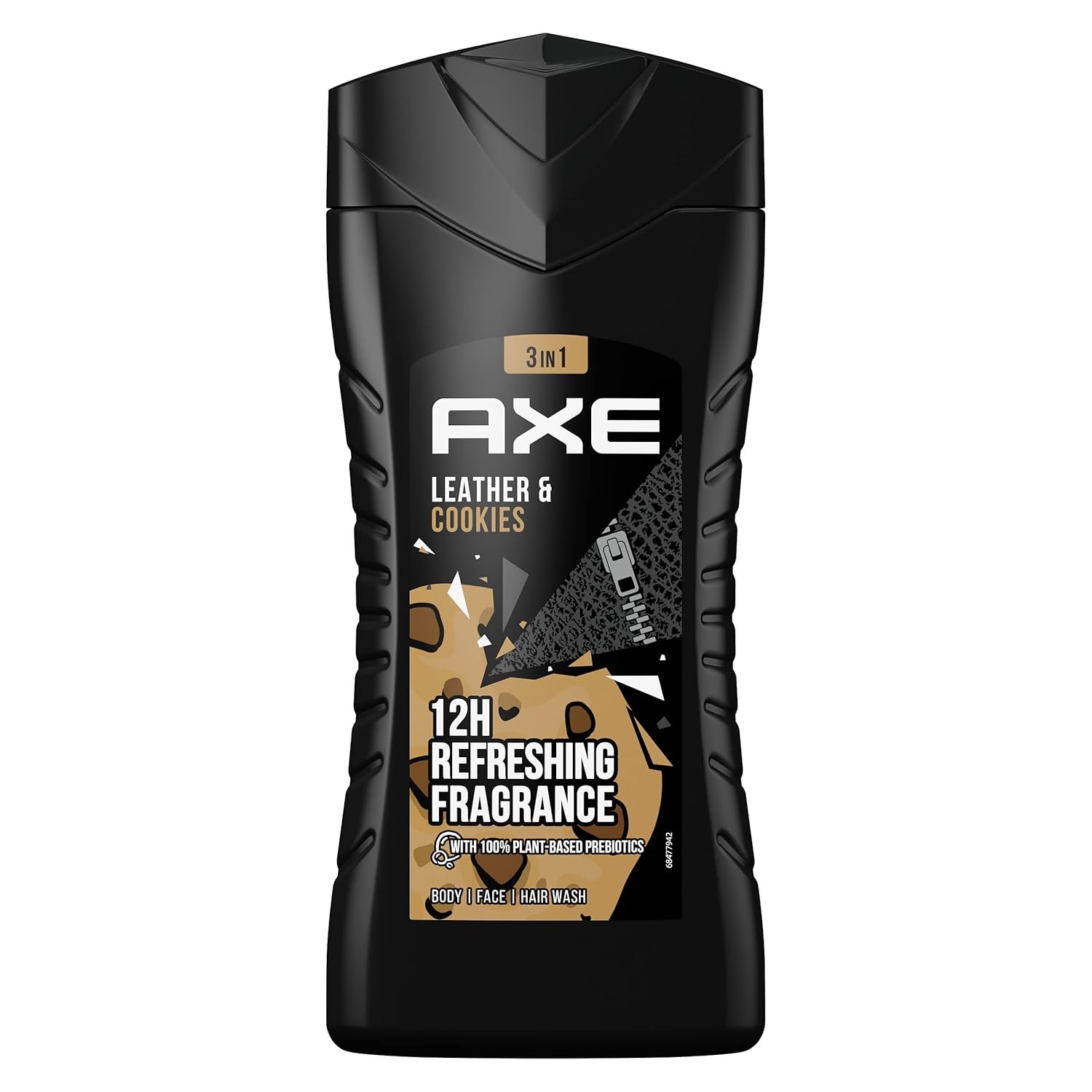 AXE Produit – AXE LEATHER & COOKIES 3-EN-1 GEL DOUCHE CORPS VISAGE CHEVEUX