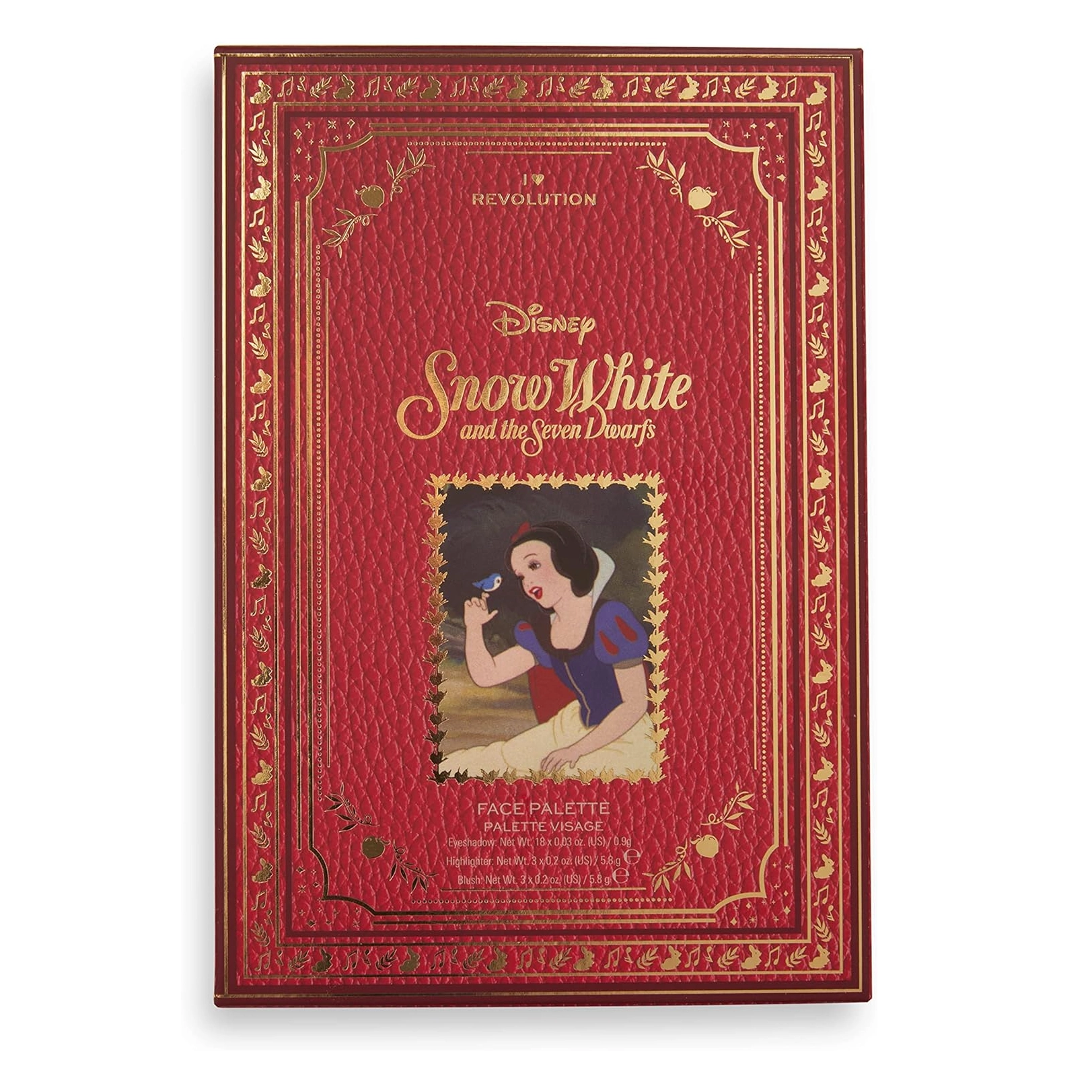 I HEART REVOLUTION x DISNEY BLANCHE NEIGE STORYBOOK FACE PALETTE