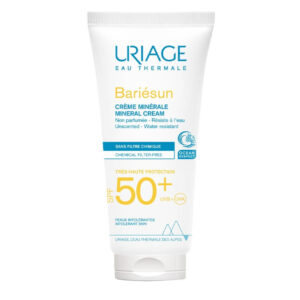 URIAGE Produit – URIAGE BARIESUN CRÈME MINÉRALE SANS PARFUM RÉSISTANTE À L'EAU SPF 50+