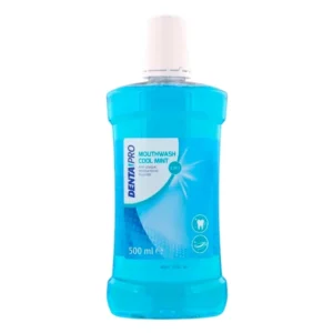 Denta Pro Bain de Bouche Cool Mint 3en1 – Bain de bouche quotidien antibactérien sans alcool