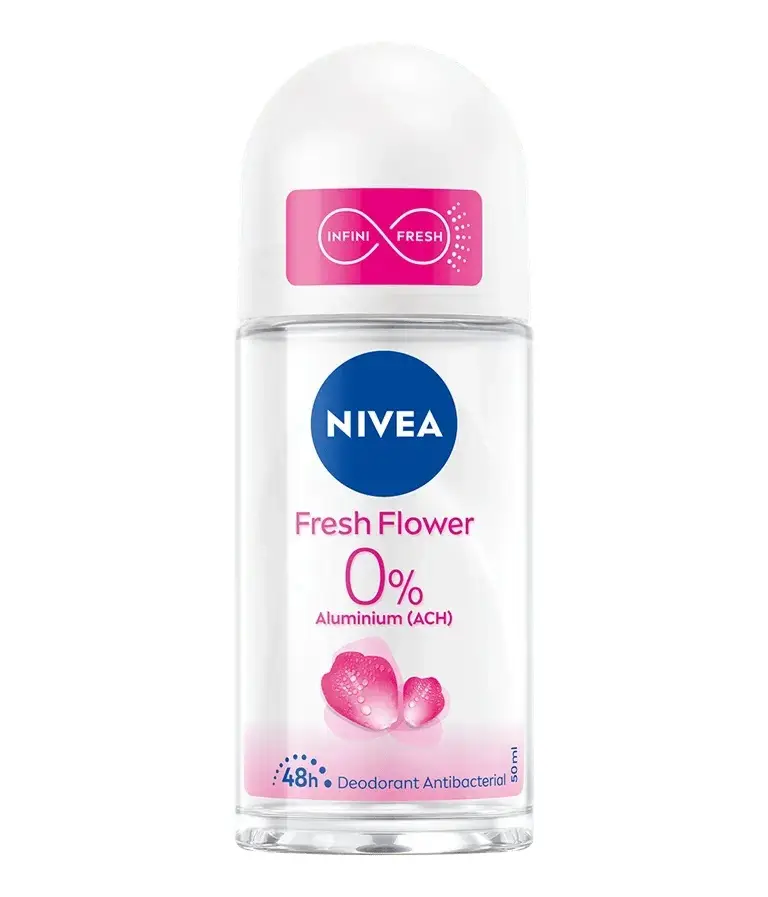 NIVEA – Roll-On Déodorant Fresh Flower 0% Aluminium 48H
