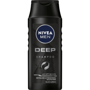 NIVEA MEN – Shampooing Deep pH Optimisé Carbone Noir