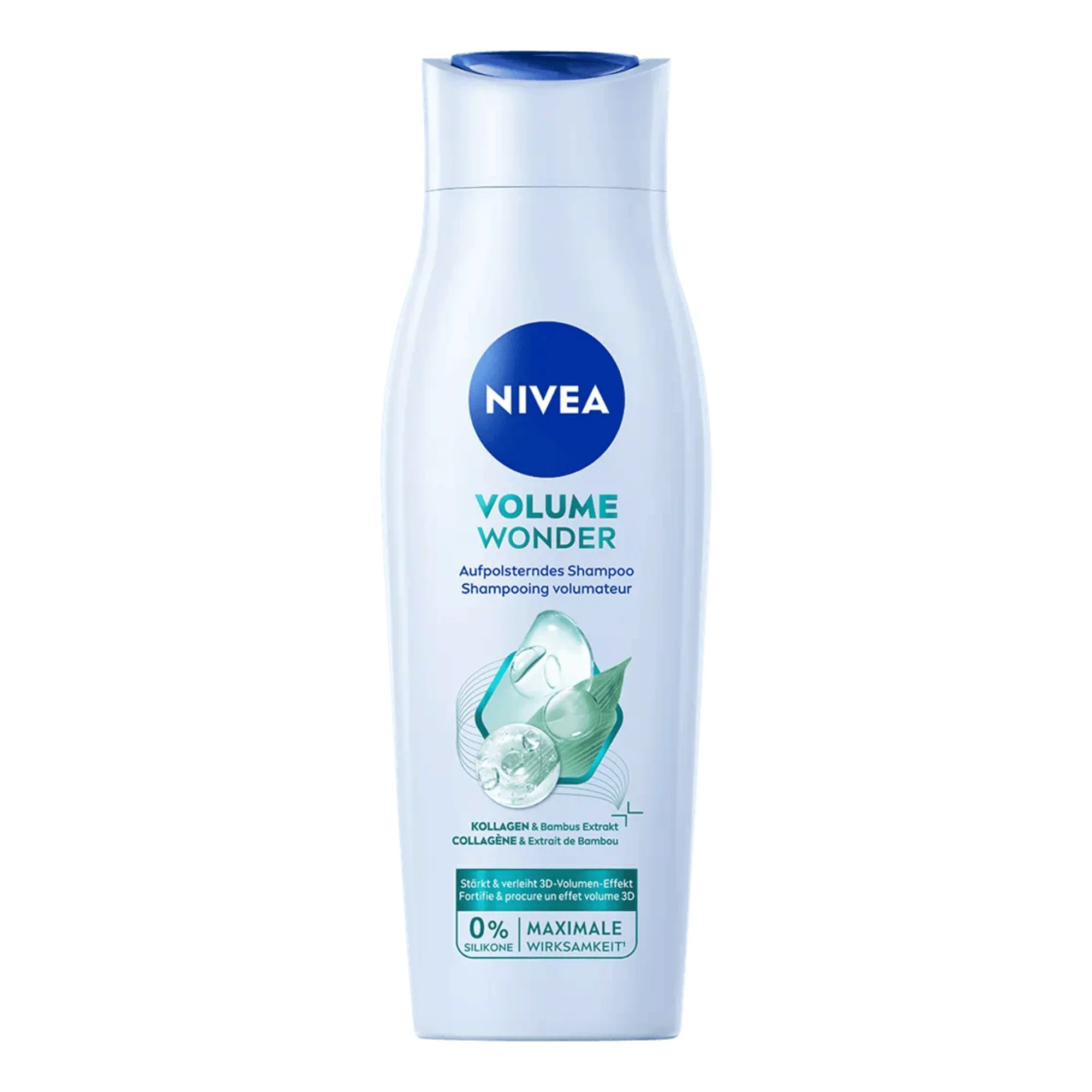 NIVEA – Shampooing Volume Wonder Fortifiant Bambou + Collagène
