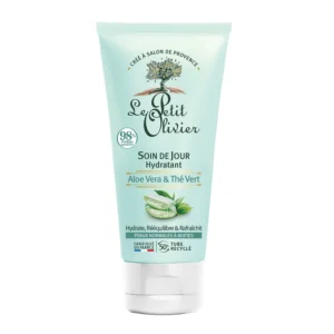 Le Petit Olivier Soin de Jour Hydratant Aloe Vera & Thé Vert
