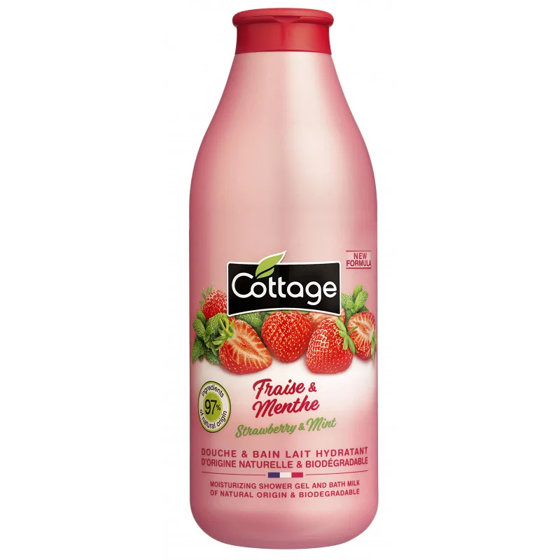 cottage-douche-bain-lait-hydratant-fraise-menthe-750ml