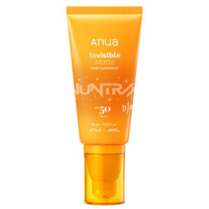 ANUA Écran Solaire Fini Mat Invisible SPF 50 PA++++