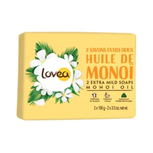 LOVEA Huile de Monoï 2 Savons Extra Doux